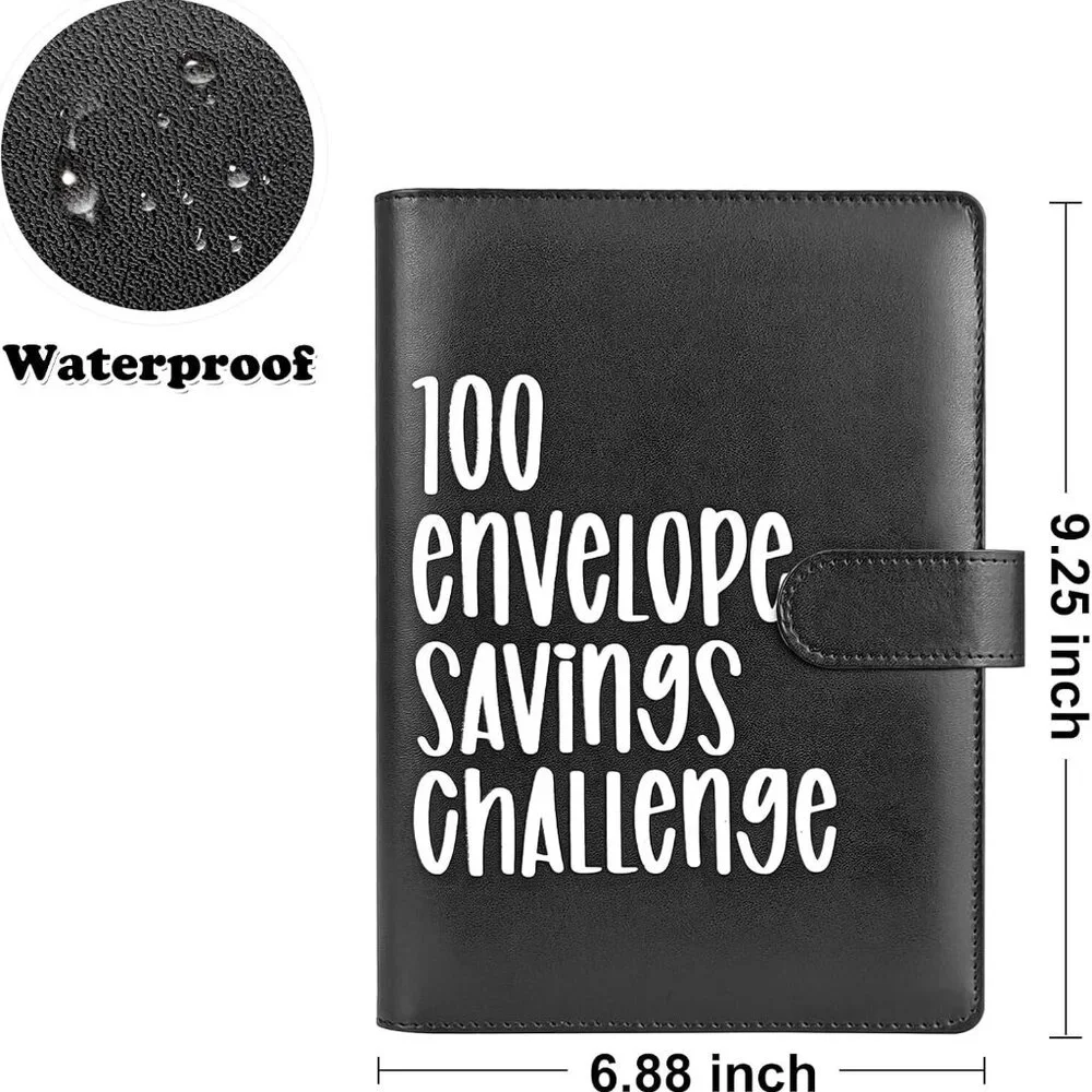 2 pack 100 Envelope Challenge Binder Save $5050 Goals 100 Day Savings Challenge